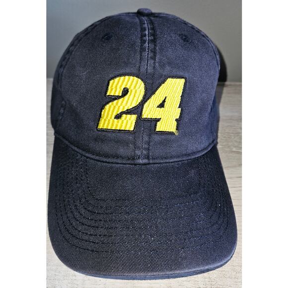 Jeff Gordon #24 NASCAR Hat Cap Baseball Hat Blue Chase Authentic One Size - Picture 2 of 7